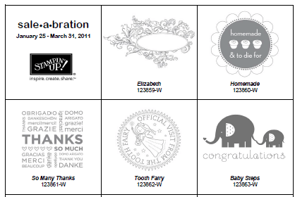 Sale A Bration List